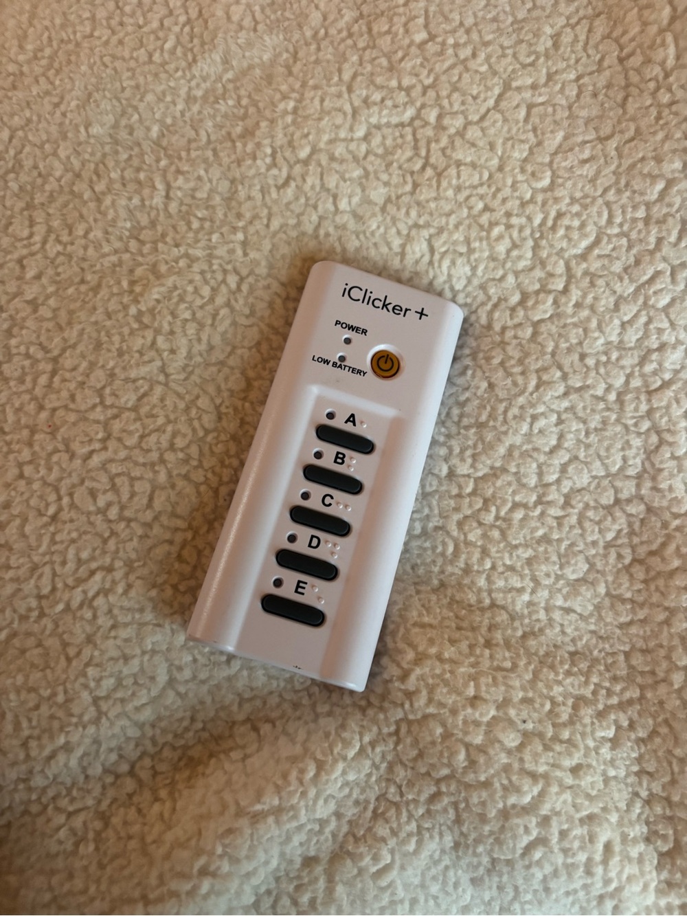 iClicker+ White Classroom Response Remote